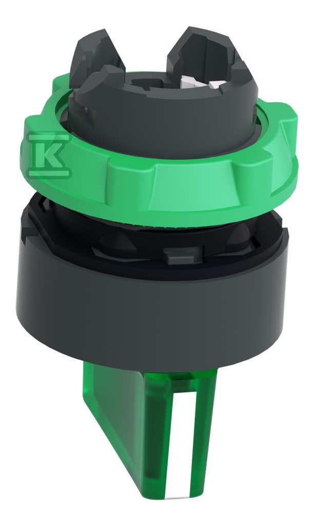 Comutator 2 poziții verde stabil LED - ZB5AK1333